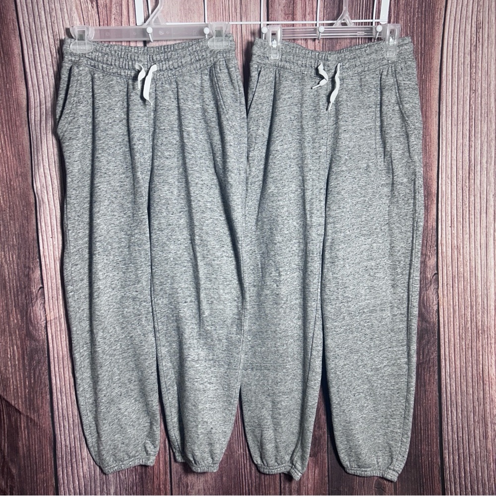 (0052) Girls: *TWINS* 10/12 Old Navy Jogger Sweatpants- N3
